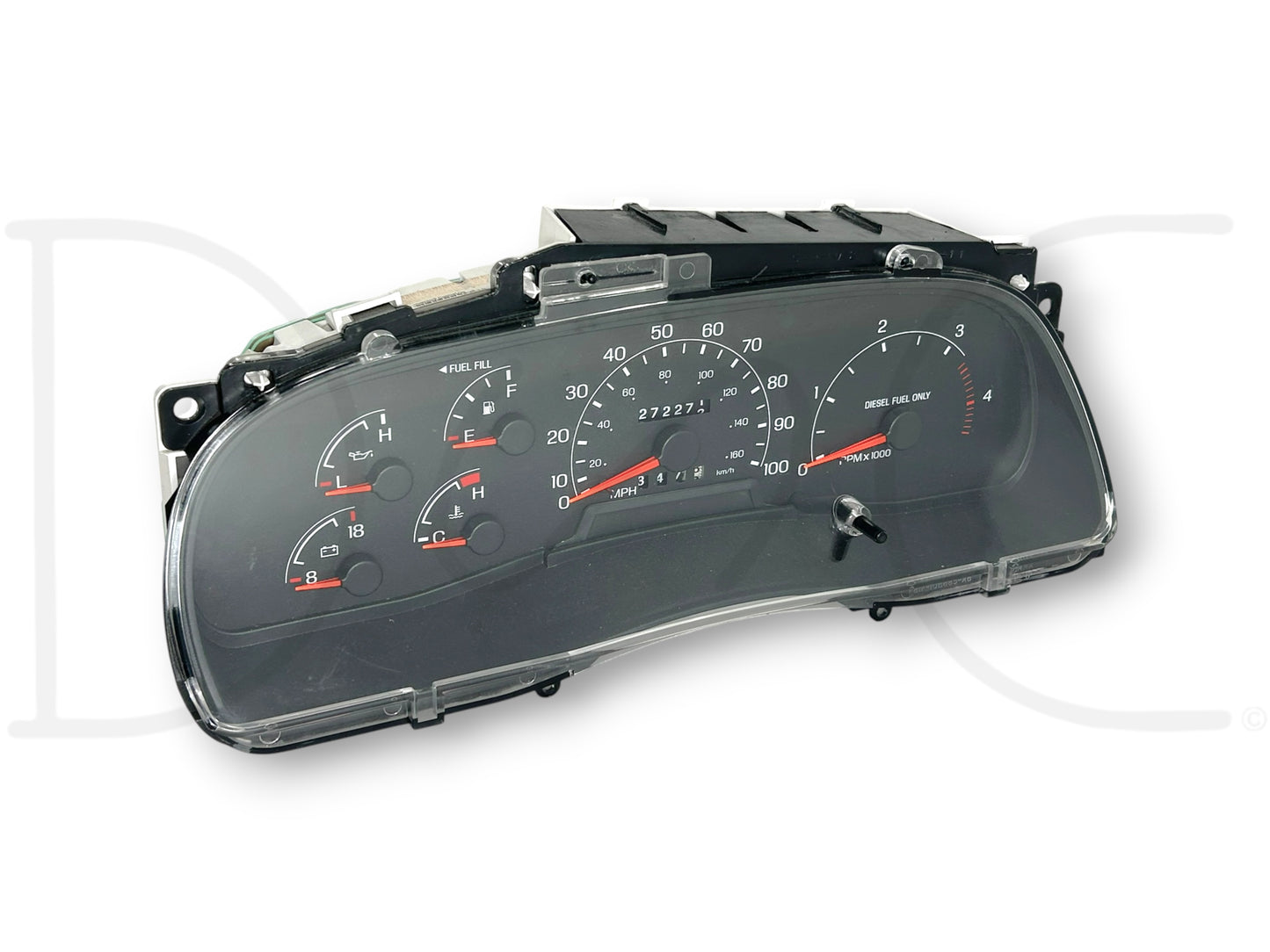 99-01 Ford F250 F350 7.3 7.3L Diesel M/T Instrument Gauge Cluster Xc3F-10849-Afb
