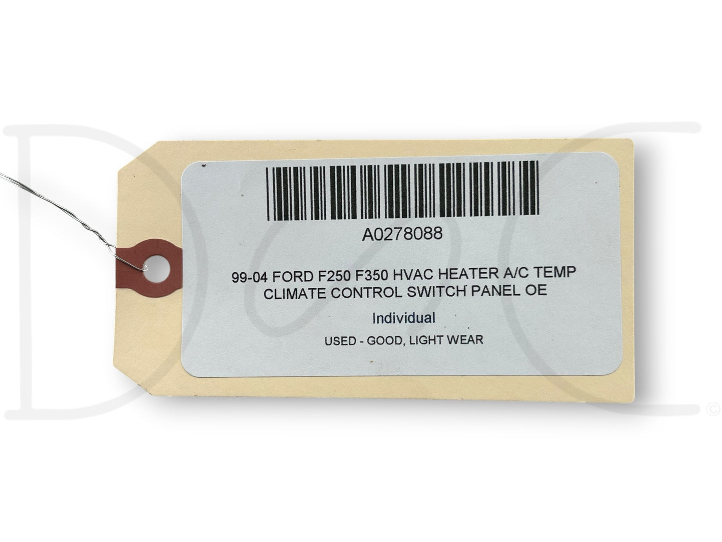 99-04 Ford F250 F350 HVAC Heater A/C Temp Climate Control Switch Panel OE