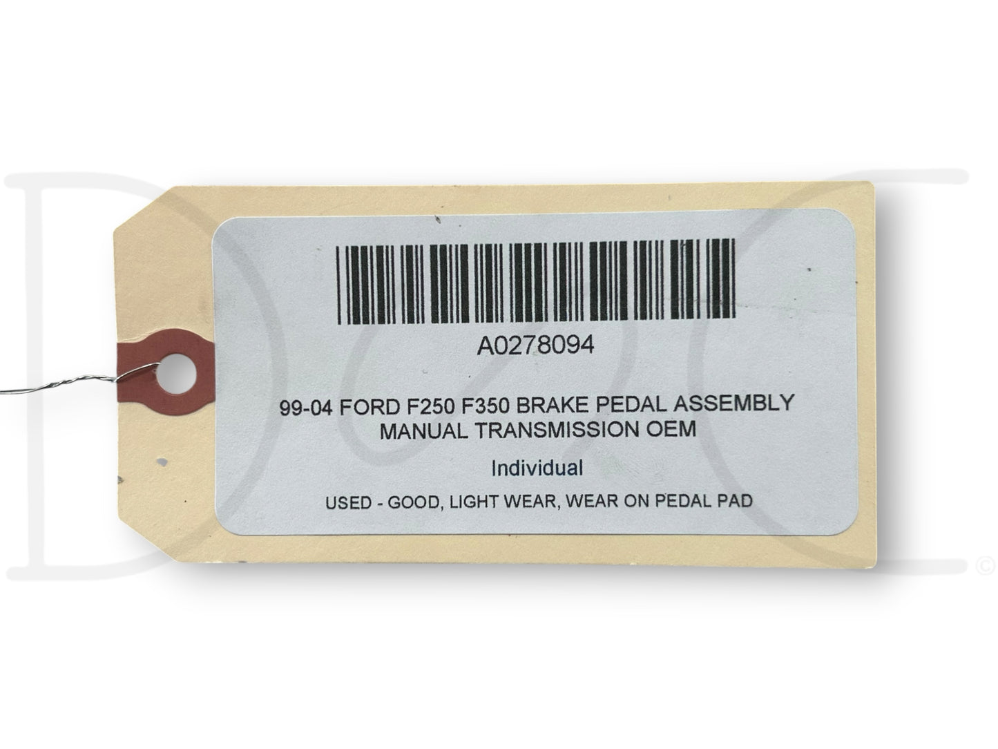 99-04 Ford F250 F350 Brake Pedal Assembly Manual Transmission OEM