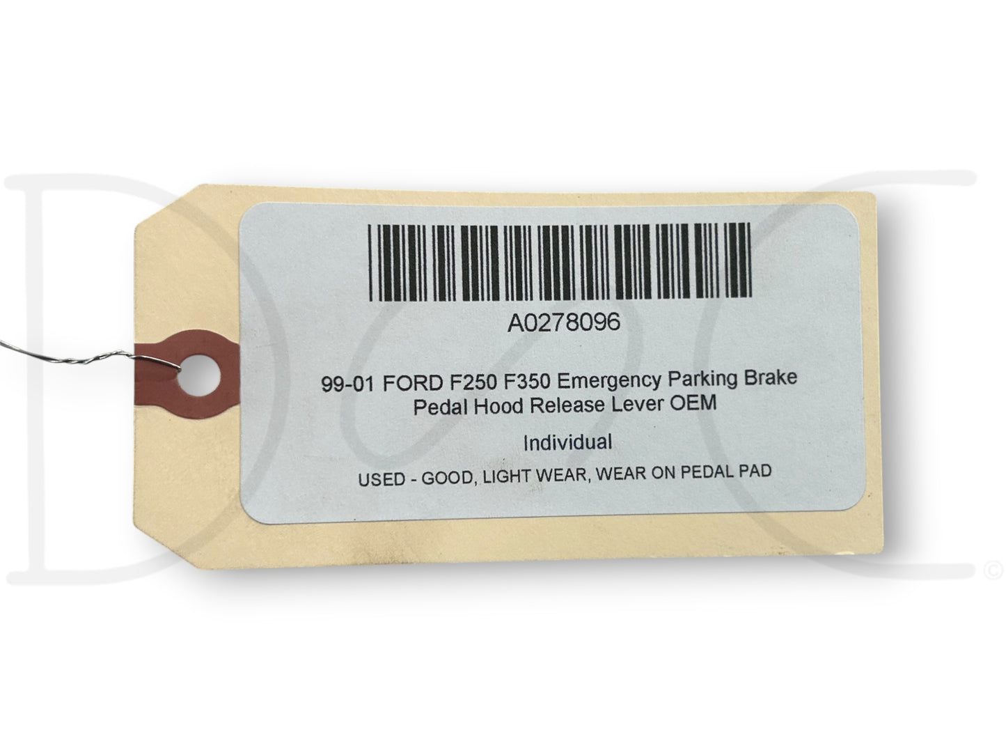 99-01 Ford F250 F350 Emergency Parking Brake Pedal Hood Release Lever OEM