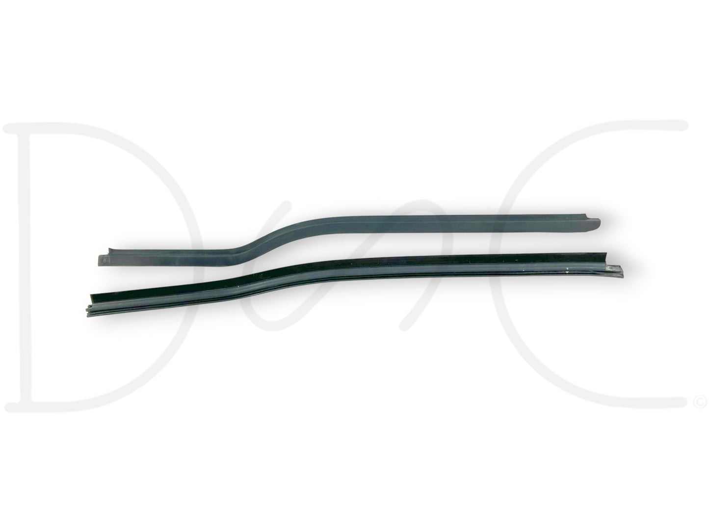 99-07 Ford F250 F350 LH Left Driver Front Door Window Sweep Seal Set OE Sweeps