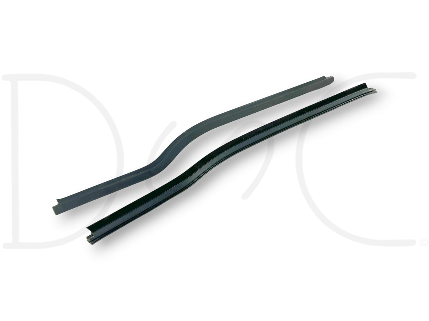 99-07 Ford F250 F350 LH Left Driver Front Door Window Sweep Seal Set OE Sweeps