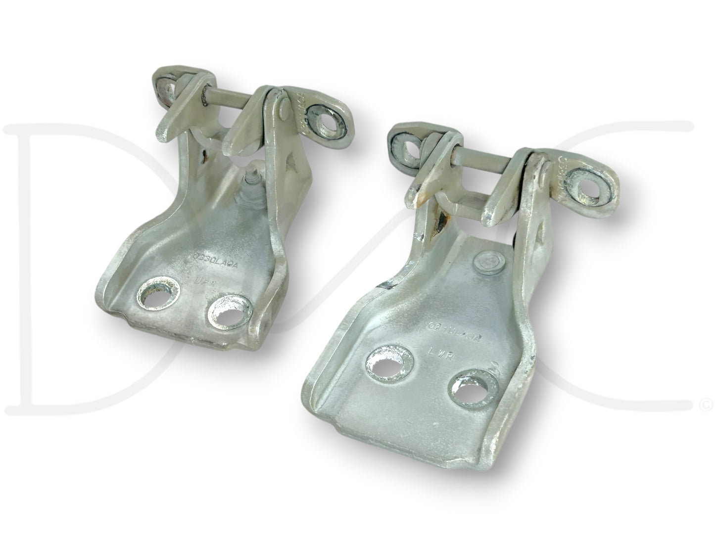 99-07 Ford F250 F350 LH Left Driver Front Door Hinge Set OE Upper Lower Hinges