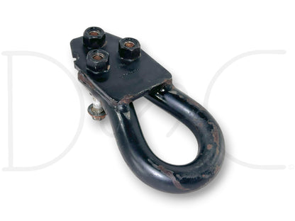 00-07 Ford F250 F350 Tow Hook Recovery Loop Black W/ Bolts Yc35-17A954