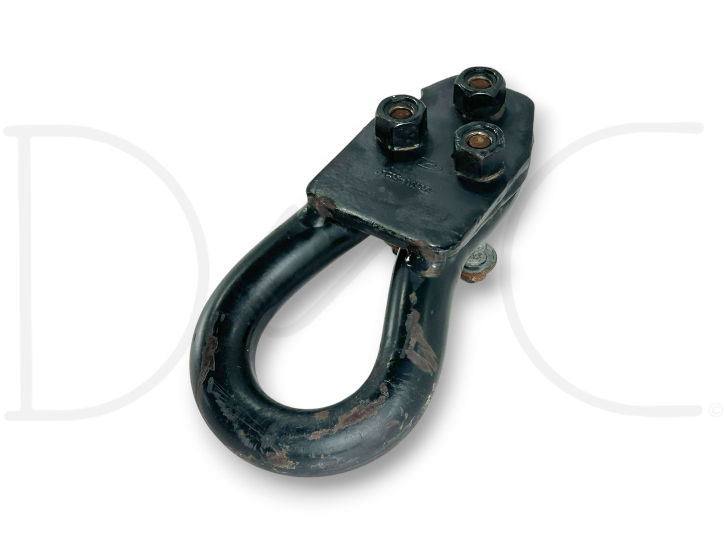 00-07 Ford F250 F350 Tow Hook Recovery Loop Black W/ Bolts Yc35-17A954