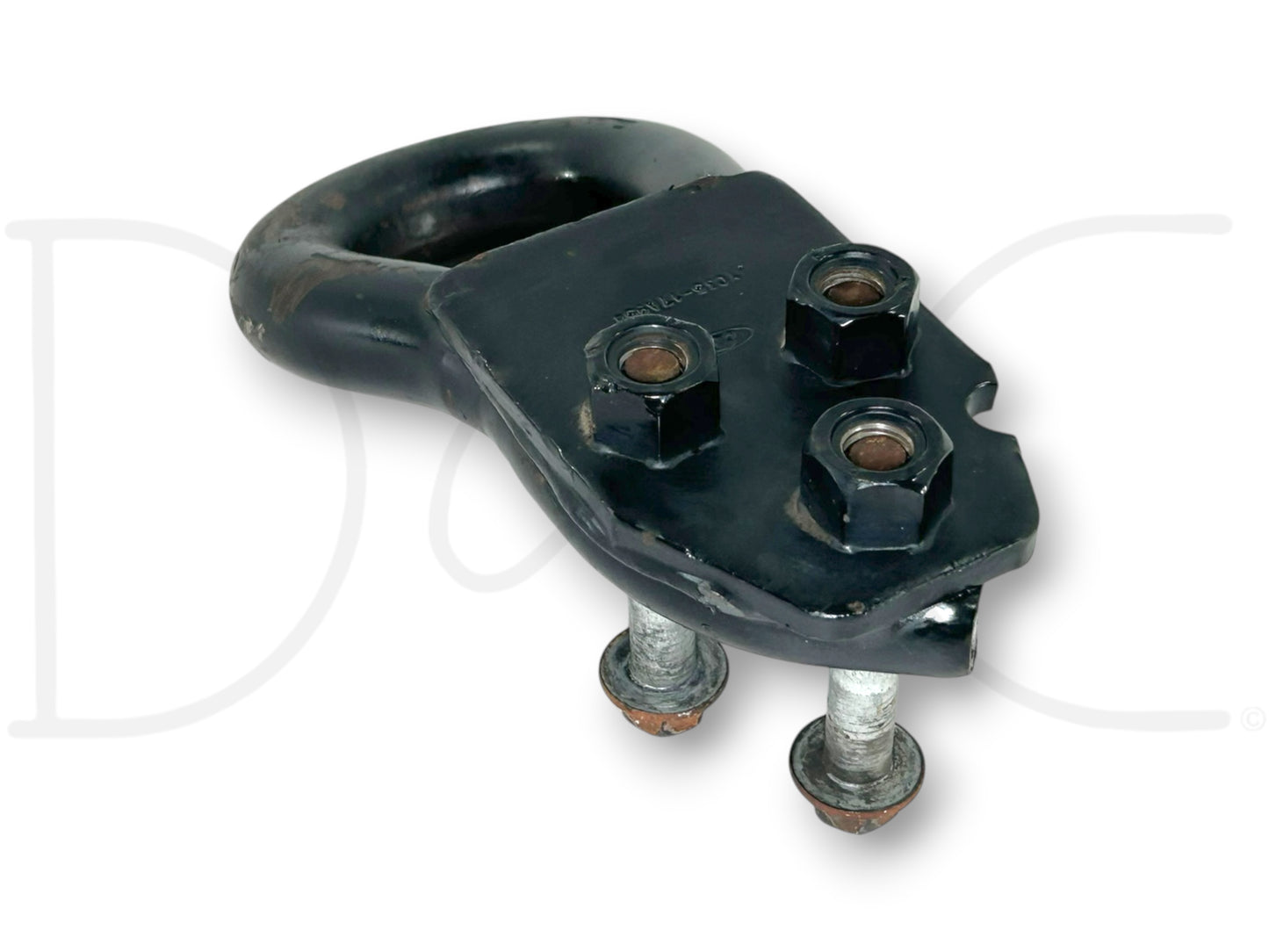 00-07 Ford F250 F350 Tow Hook Recovery Loop Black W/ Bolts Yc35-17A954