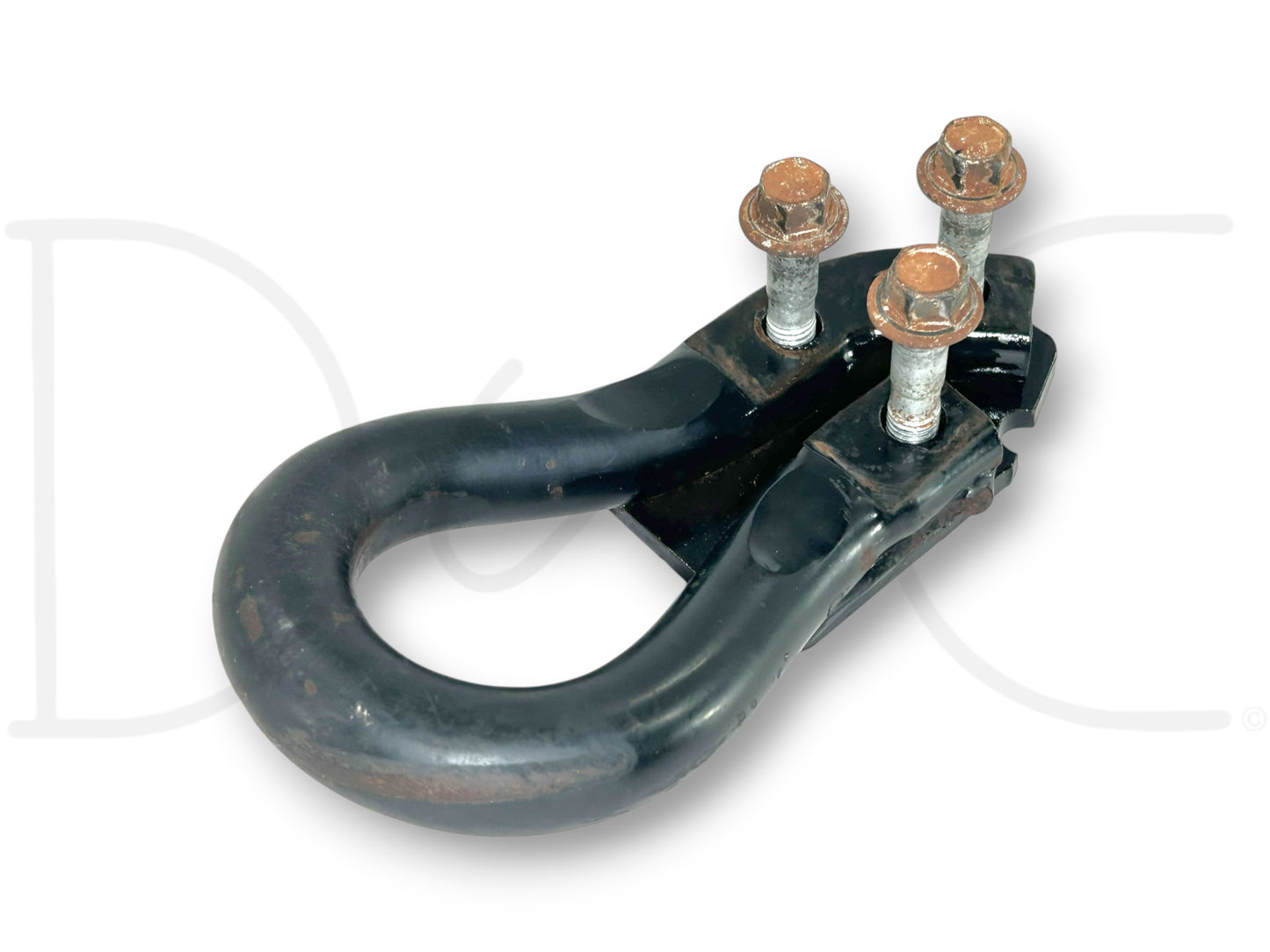 00-07 Ford F250 F350 Tow Hook Recovery Loop Black W/ Bolts Yc35-17A954
