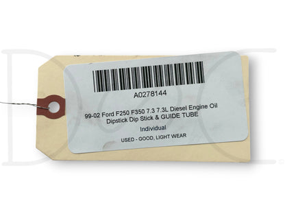 99-02 Ford F250 F350 7.3 7.3L Diesel Engine Oil Dipstick Dip Stick & Guide Tube