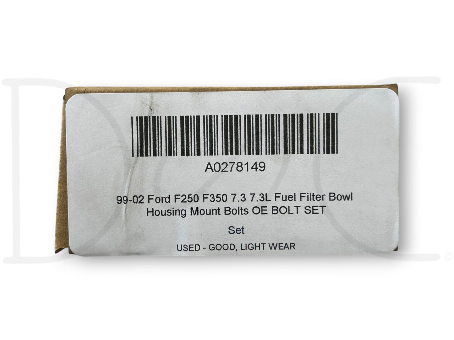 99-02 Ford F250 F350 7.3 7.3L Fuel Filter Bowl Housing Mount Bolts OE Bolt Set