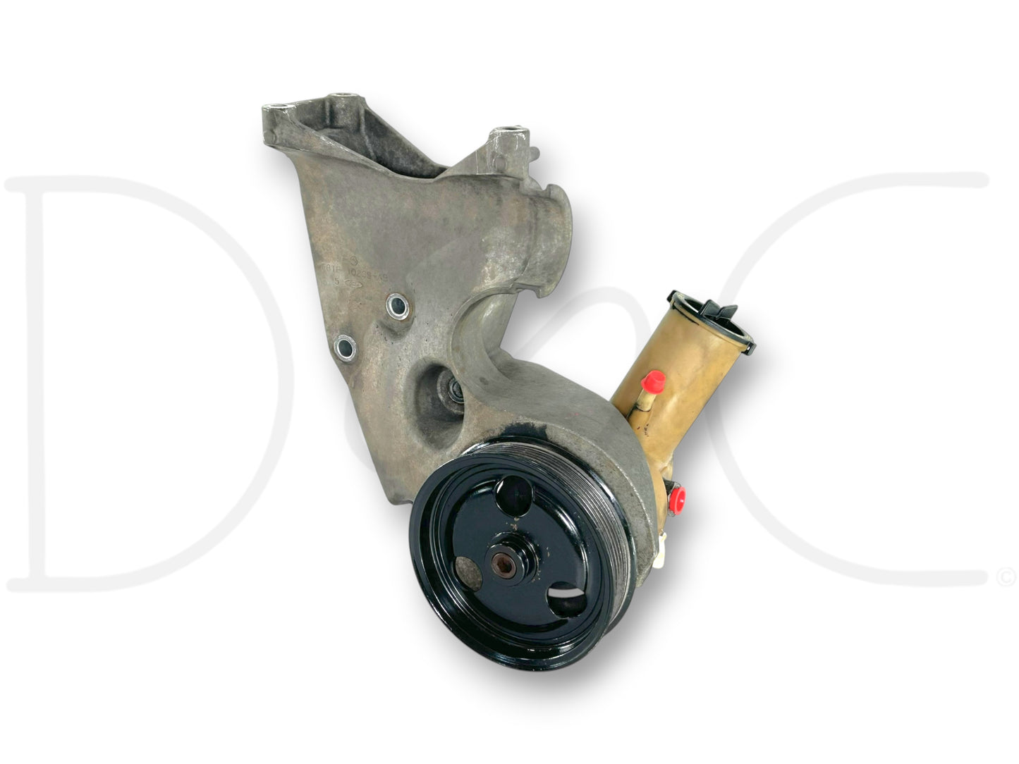 99-02 Ford F250 F350 7.3L Power Steering Pump Alternator Bracket Pulley Assembly