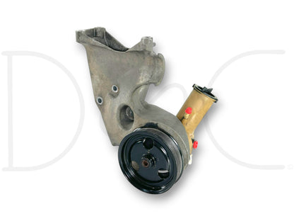 99-02 Ford F250 F350 7.3L Power Steering Pump Alternator Bracket Pulley Assembly
