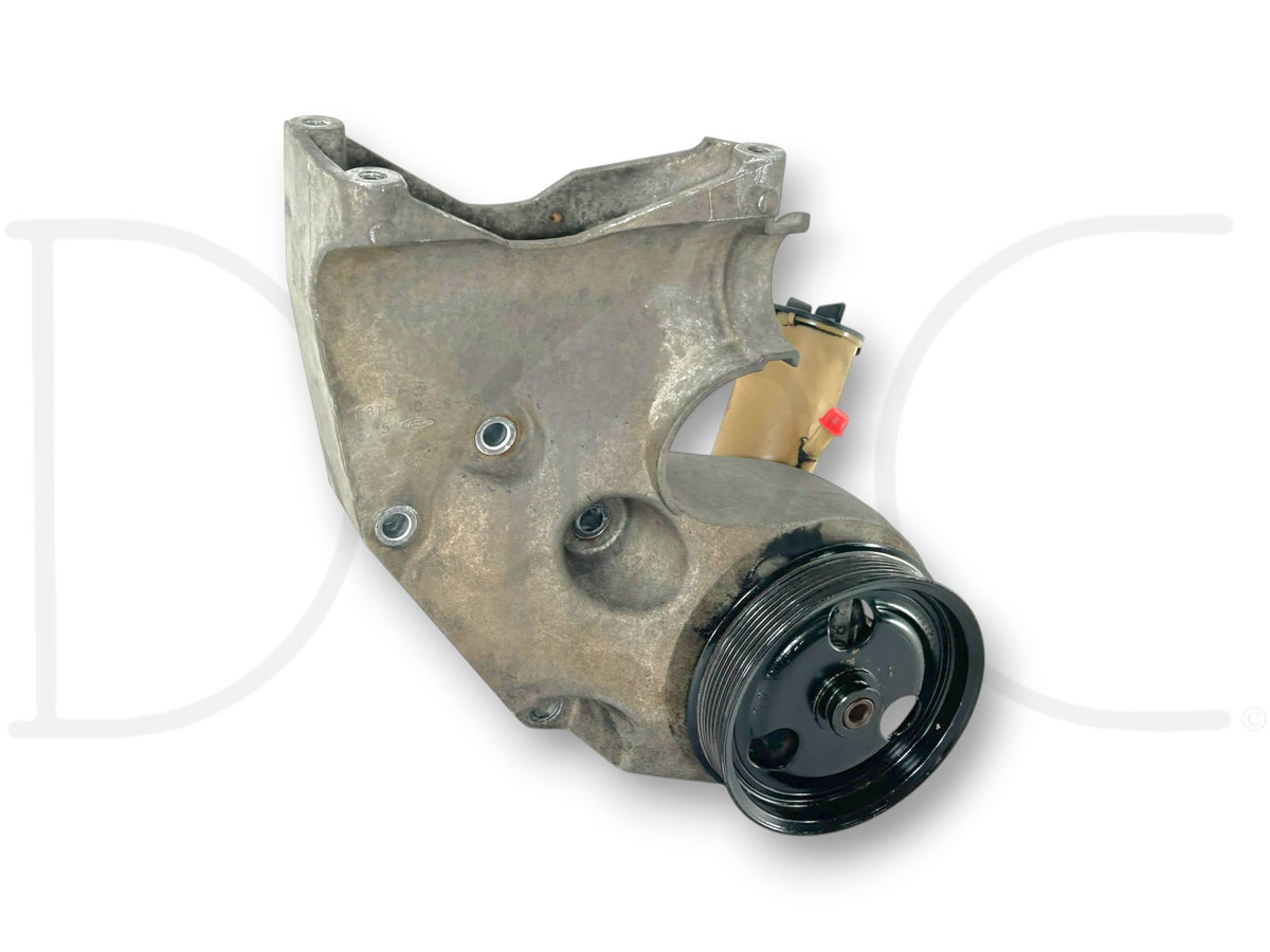 99-02 Ford F250 F350 7.3L Power Steering Pump Alternator Bracket Pulley Assembly