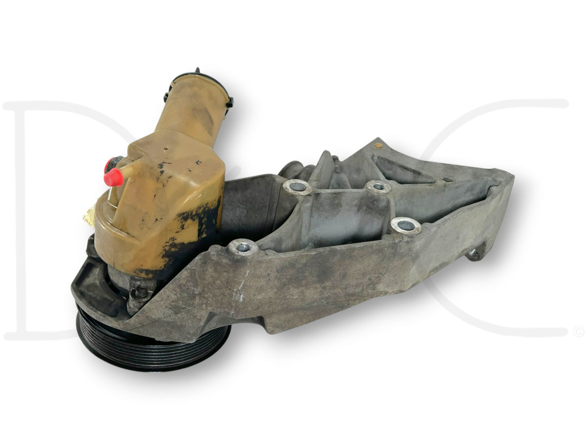 99-02 Ford F250 F350 7.3L Power Steering Pump Alternator Bracket Pulley Assembly