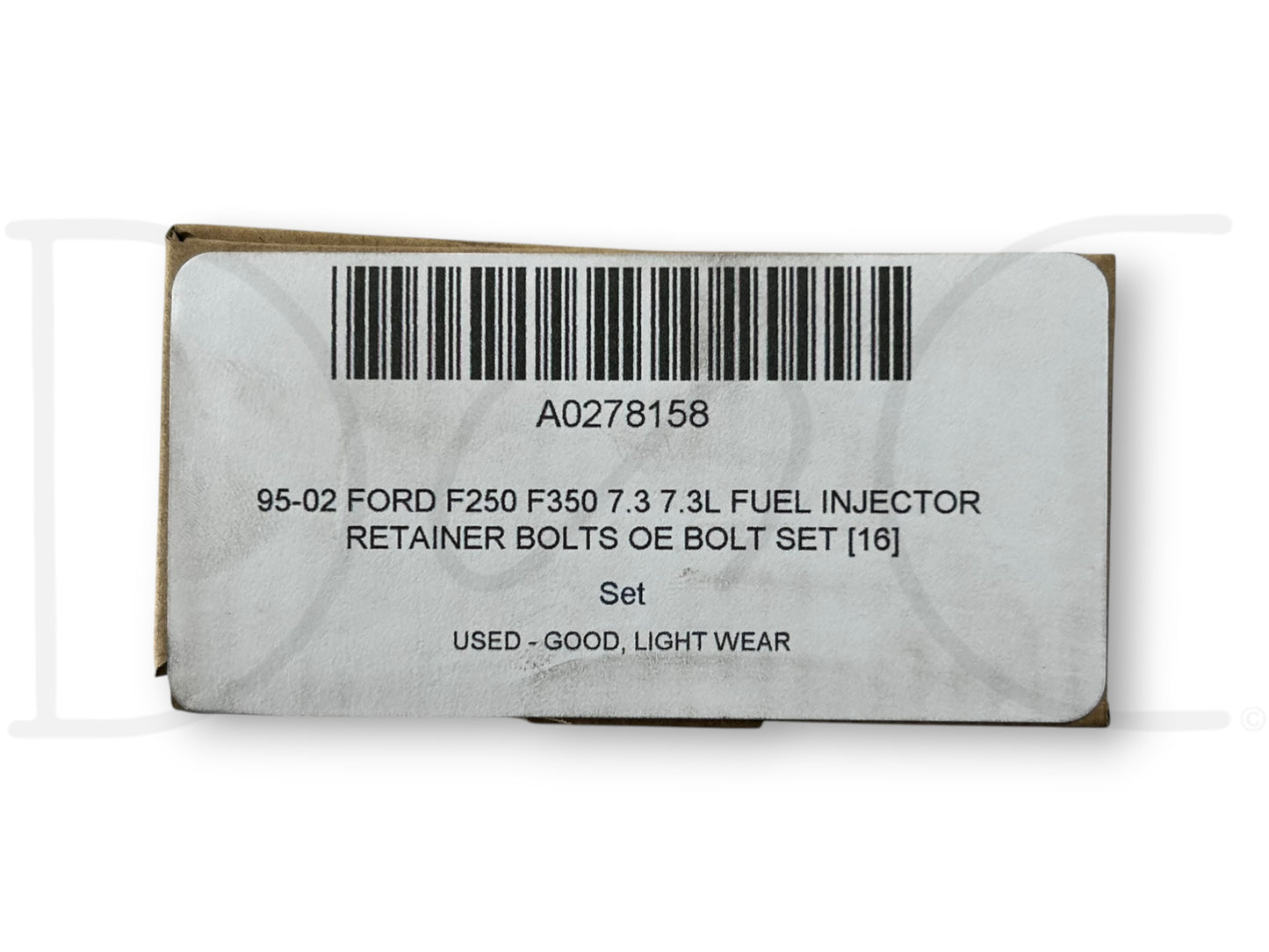 95-02 Ford F250 F350 7.3 7.3L Fuel Injector Retainer Bolts OE Bolt Set [16]