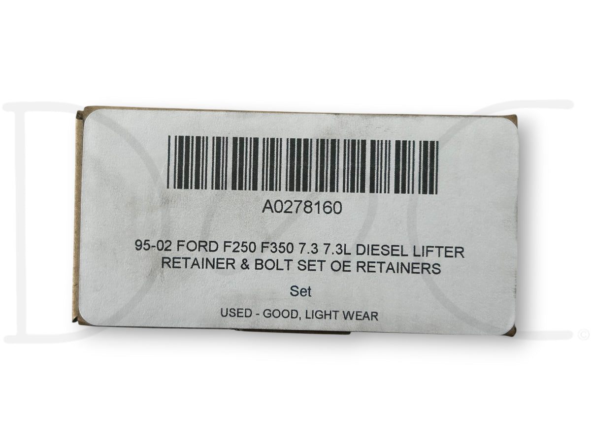 95-02 Ford F250 F350 7.3 7.3L Diesel Lifter Retainer & Bolt Set OE Retainers