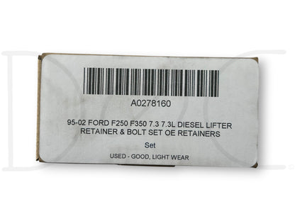 95-02 Ford F250 F350 7.3 7.3L Diesel Lifter Retainer & Bolt Set OE Retainers