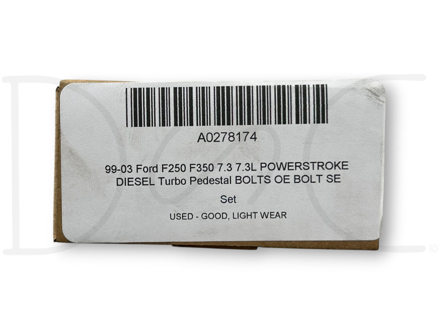 99-03 Ford F250 F350 7.3 7.3L Powerstroke Diesel Turbo Pedestal Bolts OE Bolt Se