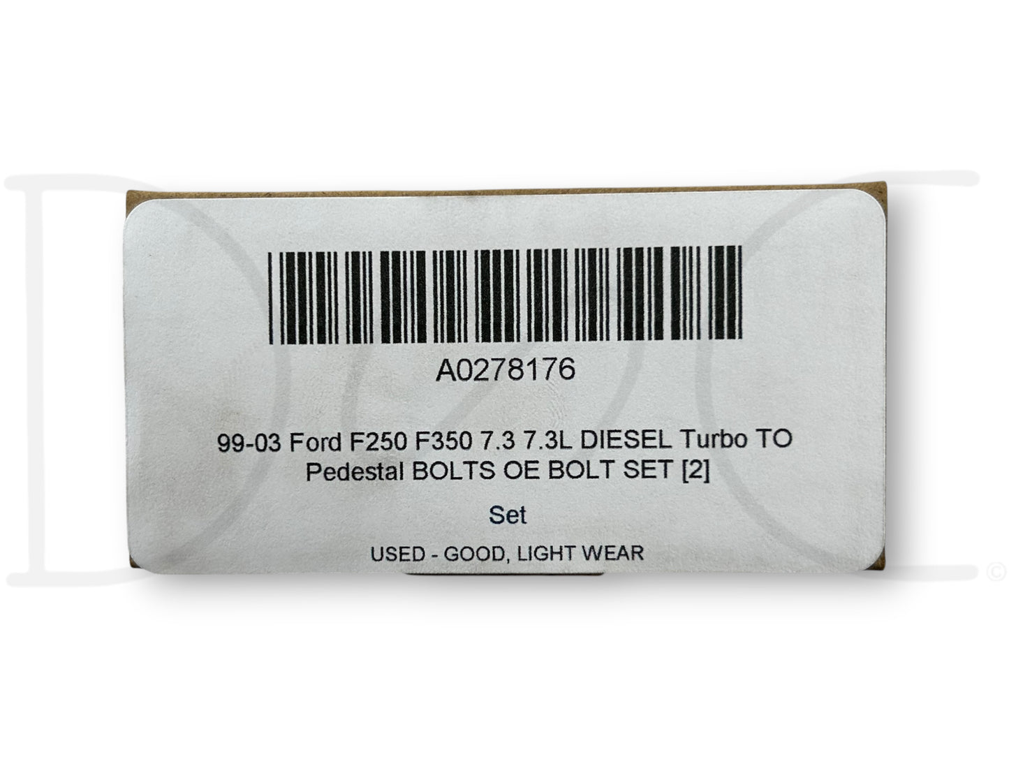 99-03 Ford F250 F350 7.3 7.3L Diesel Turbo To Pedestal Bolts OE Bolt Set [2]