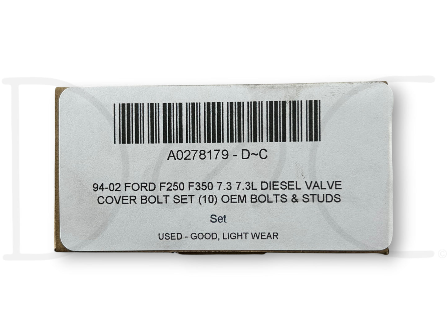 94-02 Ford F250 F350 7.3 7.3L Diesel Valve Cover Bolt Set (10) OEM Bolts & Studs