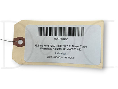 99.5-02 Ford F250 F350 7.3 7.3L Diesel Turbo Wastegate Actuator OEM 452603-22