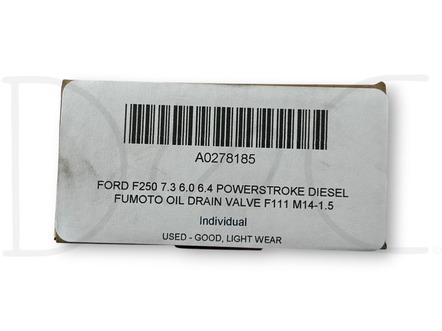 Ford F250 7.3 6.0 6.4 Powerstroke Diesel Fumoto Oil Drain Valve F111 M14-1.5