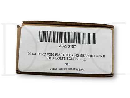 99-04 Ford F250 F350 Steering Gearbox Gear Box Bolts Bolt Set (3)