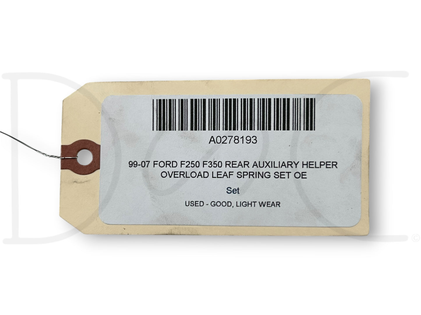 99-07 Ford F250 F350 Rear Auxiliary Helper Overload Leaf Spring Set OE