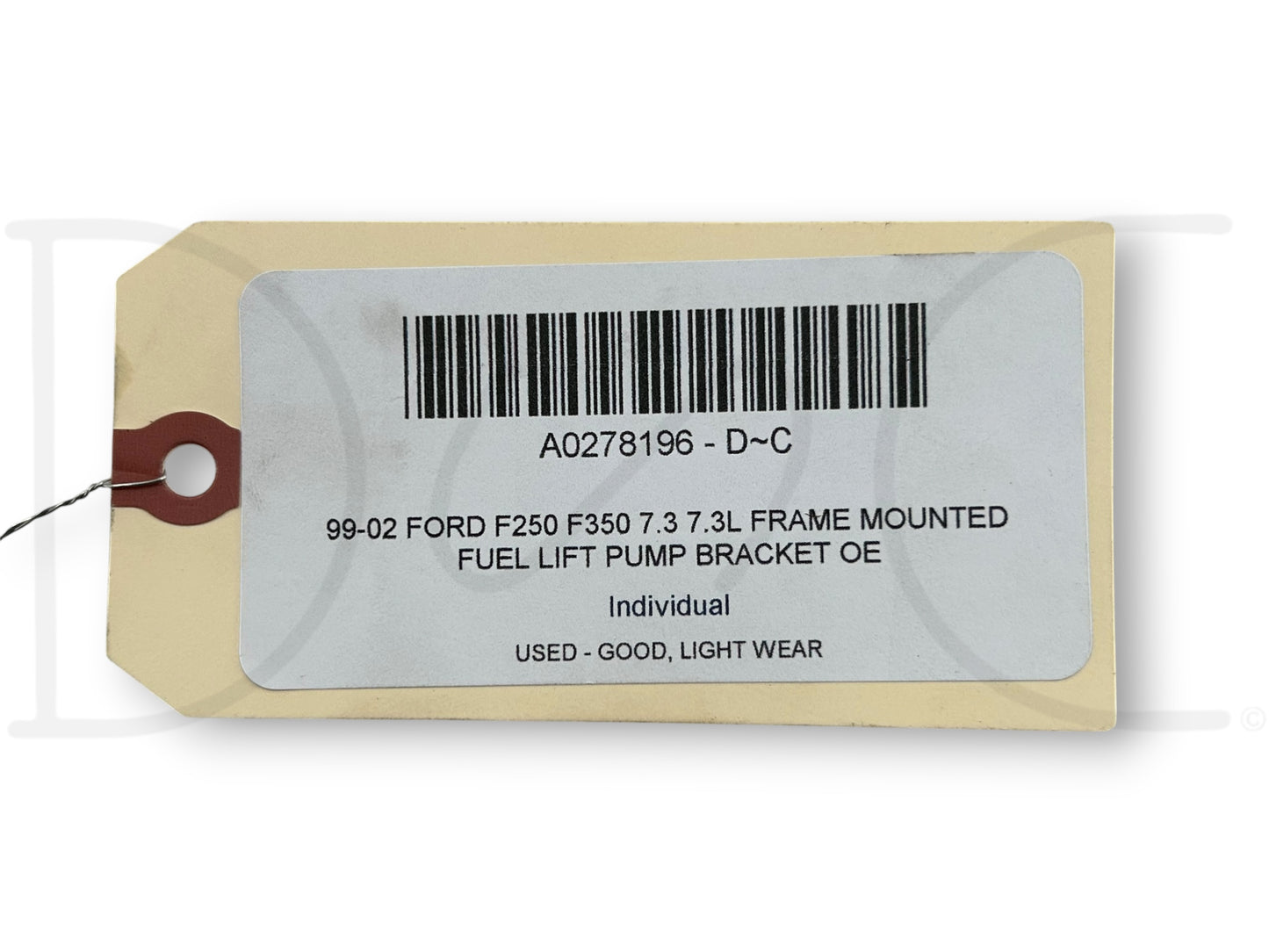 99-02 Ford F250 F350 7.3 7.3L Frame Mounted Fuel Lift Pump Bracket OE