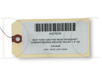 99-07 Ford F250 F350 Rear Driveshaft Carrier Bearing Bracket Mount 1.5" OE