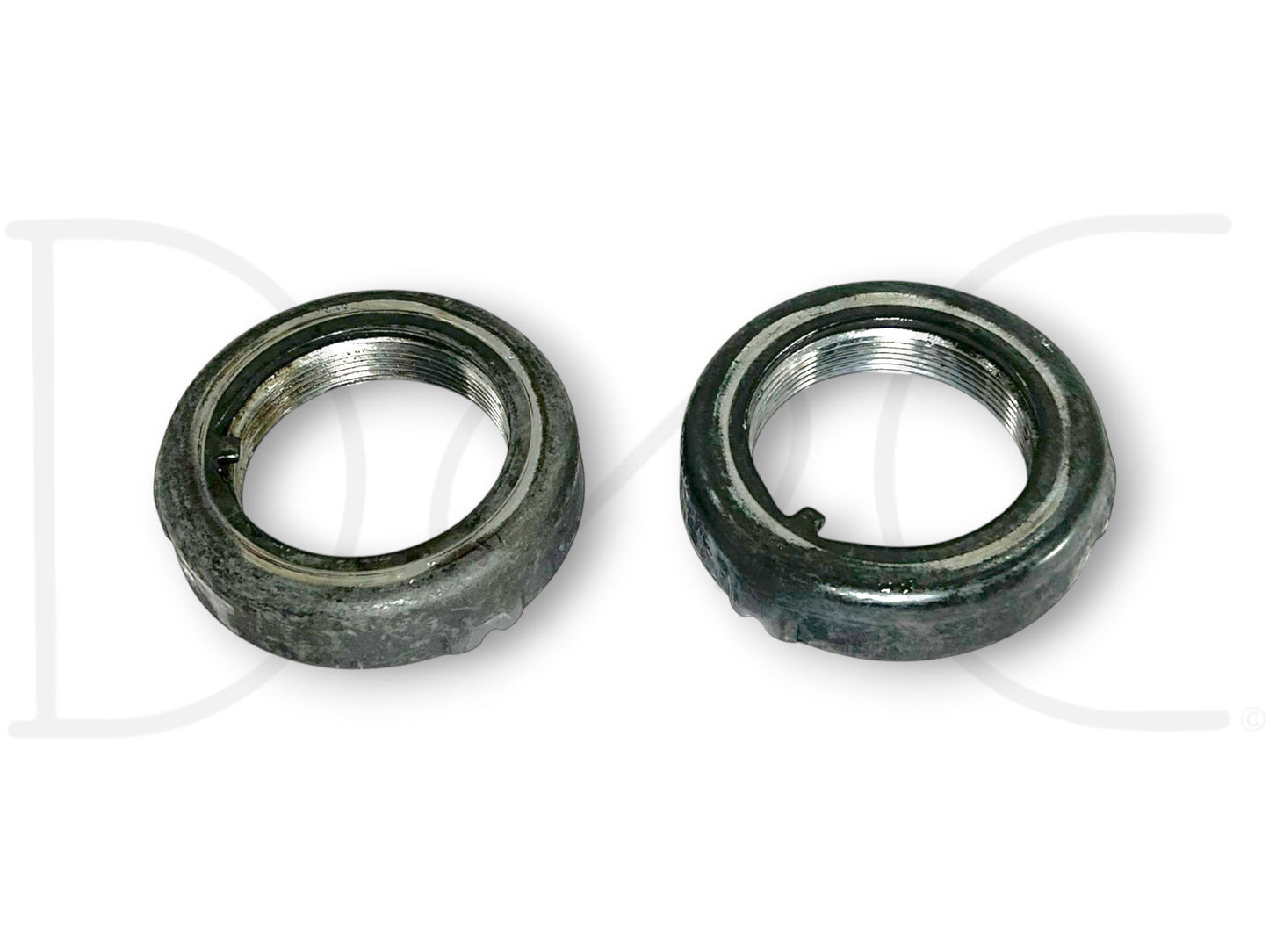 99-04 Ford F350 DRW DANA 80 Rear Axle Wheel Hub Bearing Retainer Nut Set OE