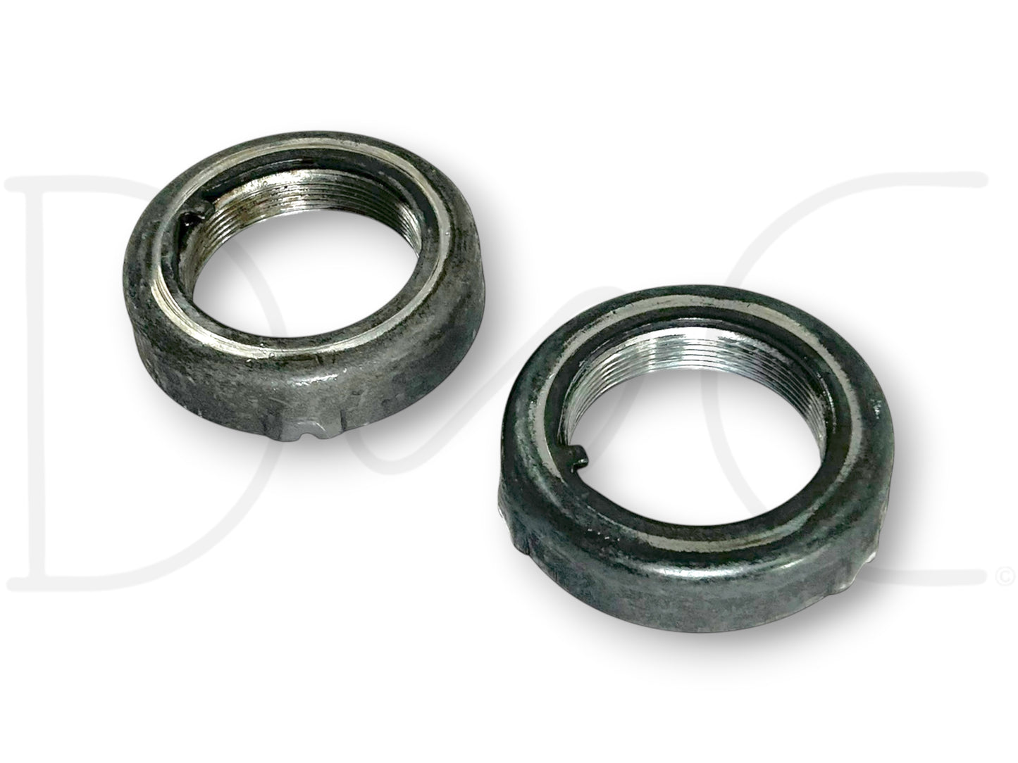 99-04 Ford F350 DRW DANA 80 Rear Axle Wheel Hub Bearing Retainer Nut Set OE