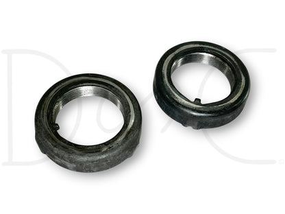 99-04 Ford F350 DRW DANA 80 Rear Axle Wheel Hub Bearing Retainer Nut Set OE