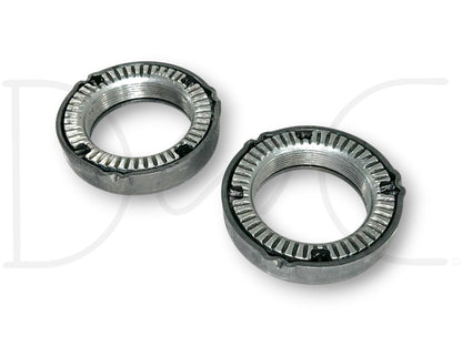 99-04 Ford F350 DRW DANA 80 Rear Axle Wheel Hub Bearing Retainer Nut Set OE