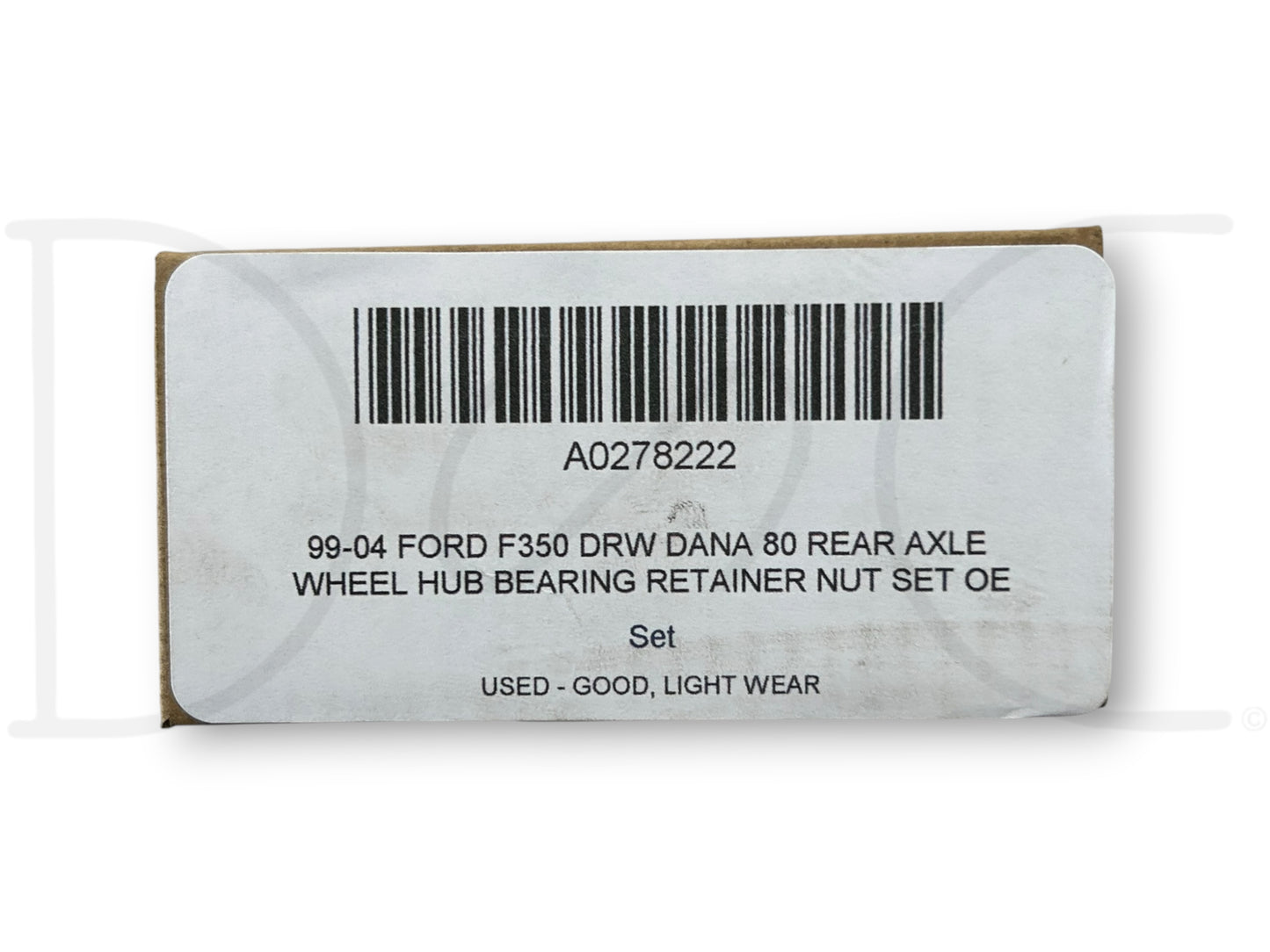 99-04 Ford F350 DRW DANA 80 Rear Axle Wheel Hub Bearing Retainer Nut Set OE