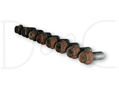 99-16 Ford F350 DRW Dually DANA 80 Rear Axle Shaft Flange Bolt Set 8 Bolts