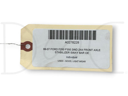 99-07 Ford F250 F350 2WD 2X4 Front Stabilizer Sway Bar OE