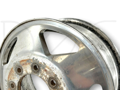 99-04 Ford F350 Dually DRW 16" Aluminum Wheel 16X6 Front Rim F81A-1007-Gb *Blem*