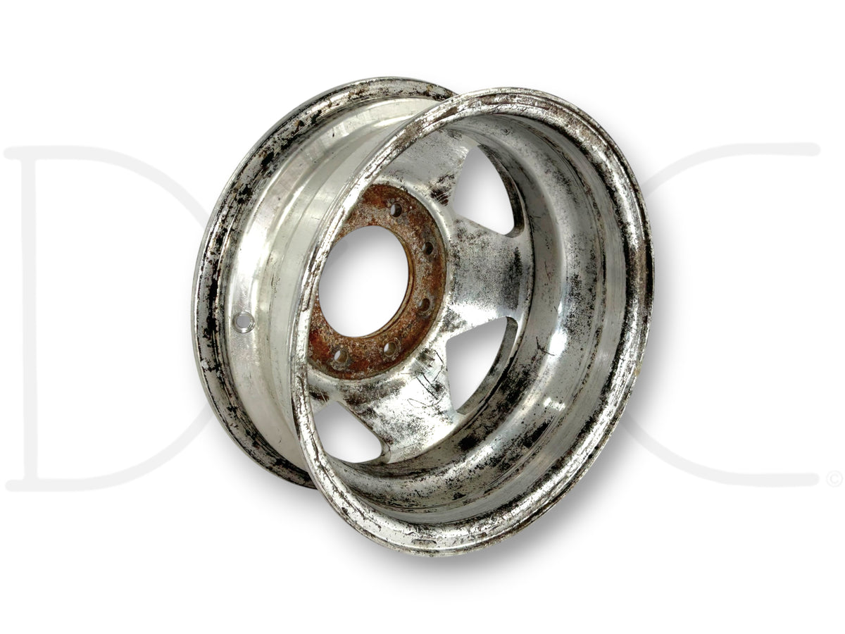99-04 Ford F350 Dually DRW 16" Aluminum Wheel 16X6 Front Rim F81A-1007-Gb *Blem*