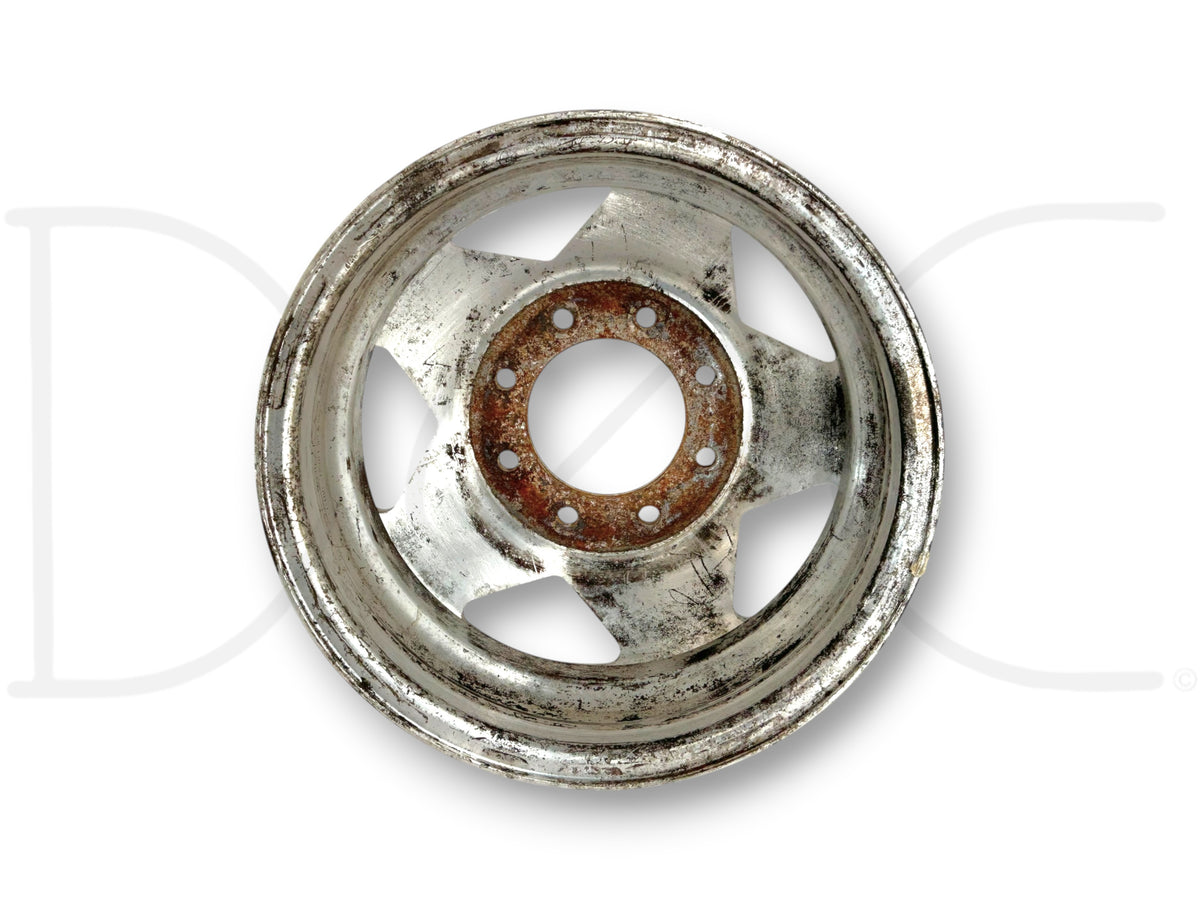 99-04 Ford F350 Dually DRW 16" Aluminum Wheel 16X6 Front Rim F81A-1007-Gb *Blem*