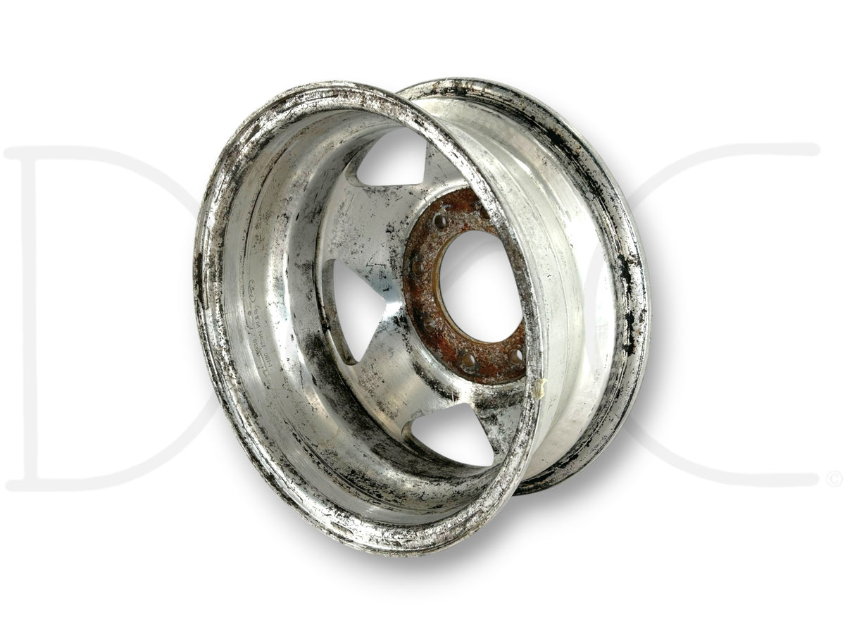 99-04 Ford F350 Dually DRW 16" Aluminum Wheel 16X6 Front Rim F81A-1007-Gb *Blem*