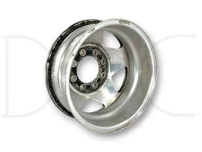 99-04 Ford F350 Dually DRW 16" Aluminum Wheel 16X6 Rear Rim F81A-1007-Hb