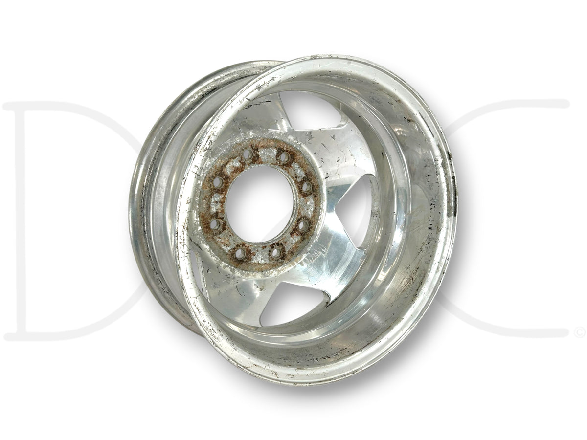 99-04 Ford F350 Dually DRW 16" Aluminum Wheel 16X6 Rear Rim F81A-1007-Gb *Blem*