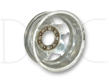 99-04 Ford F350 Dually DRW 16" Aluminum Wheel 16X6 Rear Rim F81A-1007-Gb *Blem*