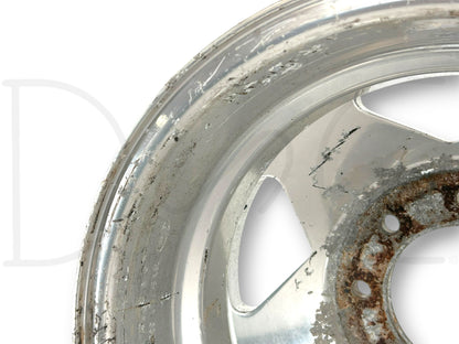 99-04 Ford F350 Dually DRW 16" Aluminum Wheel 16X6 Rear Rim F81A-1007-Gb *Blem*