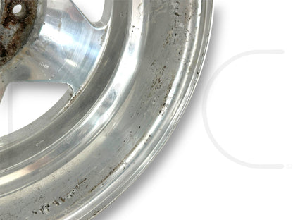 99-04 Ford F350 Dually DRW 16" Aluminum Wheel 16X6 Rear Rim F81A-1007-Gb *Blem*