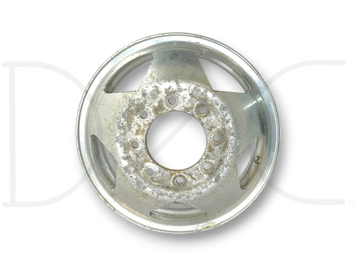 99-04 Ford F350 Dually DRW 16" Aluminum Wheel 16X6 Front Rim 4C34-1007-Ka *Blem*