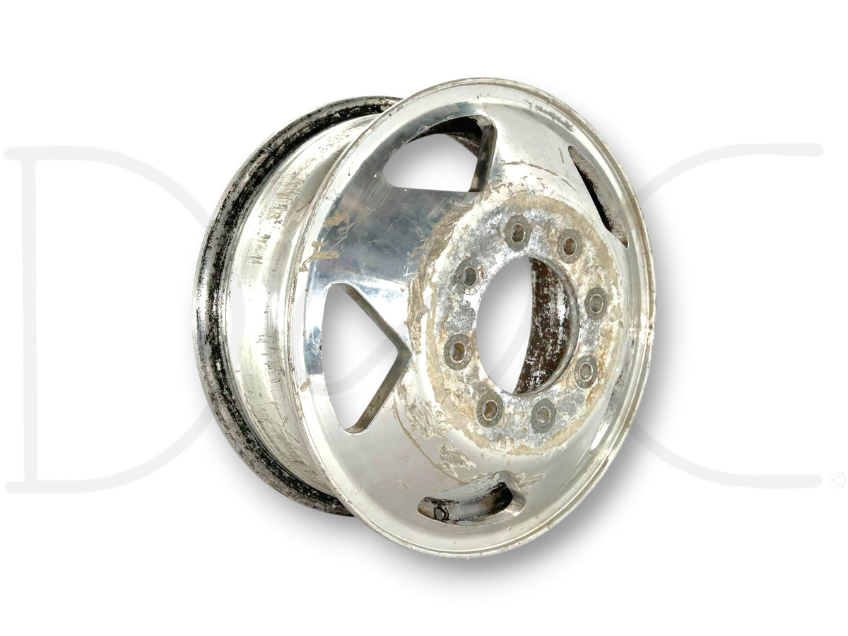 99-04 Ford F350 Dually DRW 16" Aluminum Wheel 16X6 Front Rim F81A-1007-Gb *Blem*
