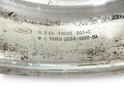 99-04 Ford F350 Dually DRW 16" Aluminum Wheel 16X6 Front Rim 2C34-1007-BA *Blem*