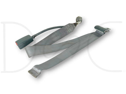 90-02 Chevy Kodiak Topkick 6500 7500 Center Seat Lap Belt & Seatbelt Latch Gray