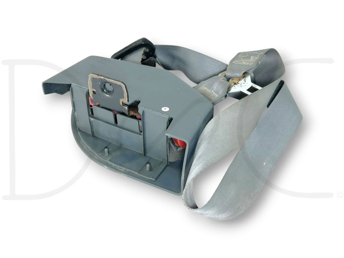 90-02 Chevy Kodiak Topkick Left Hand Driver Side Front Seat Belt Seatbelt Gray
